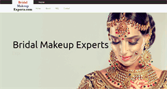 Desktop Screenshot of bridalmakeupexperts.com