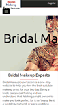 Mobile Screenshot of bridalmakeupexperts.com